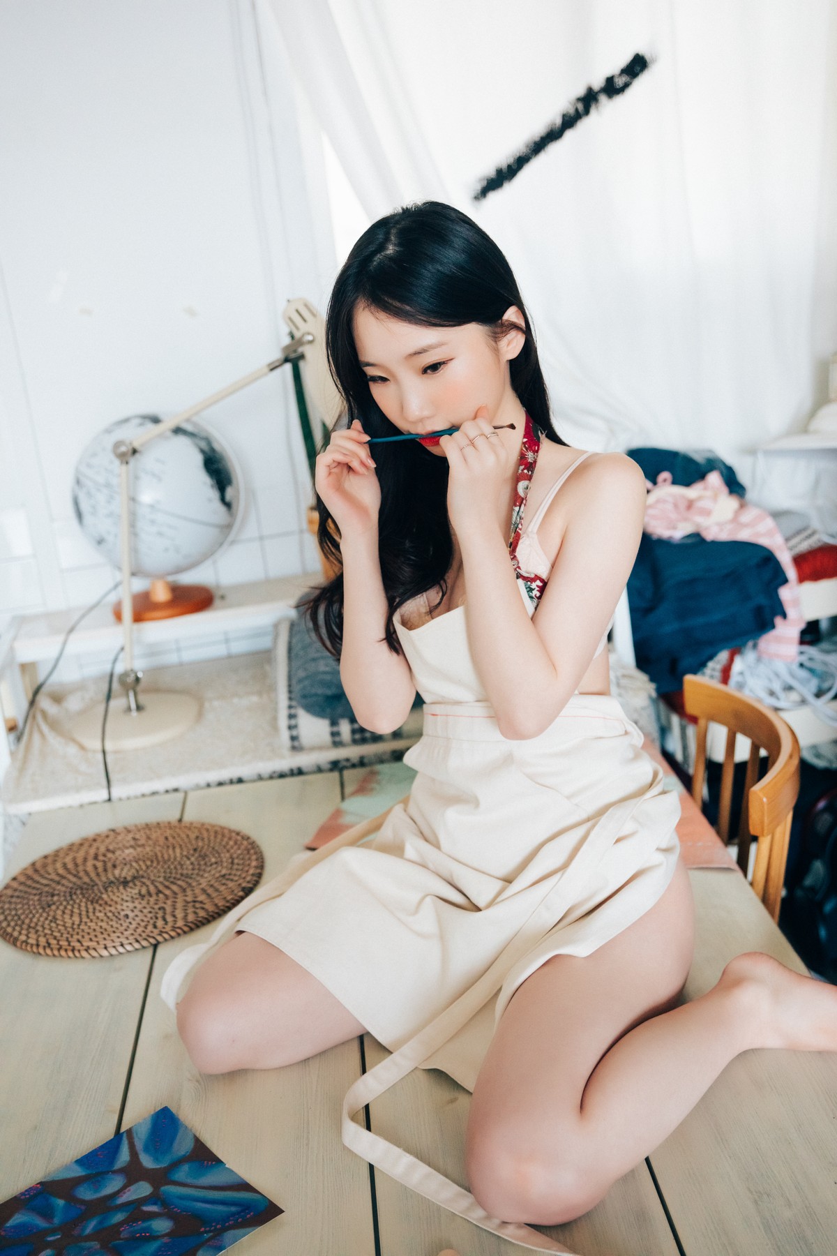 xgyw.top_韩国美女Assistant私房服饰主题性感粉色高叉连体衣 肉色蕾丝内衣完美诱惑写真64P