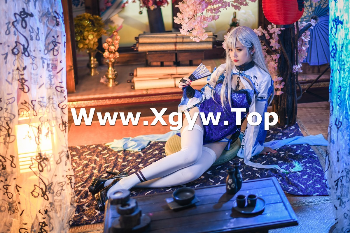 xgyw.top_Coser美女Akisoso秋楚楚贝法不知火主题性感缕空服饰配白丝袜秀美腿诱惑写真34P