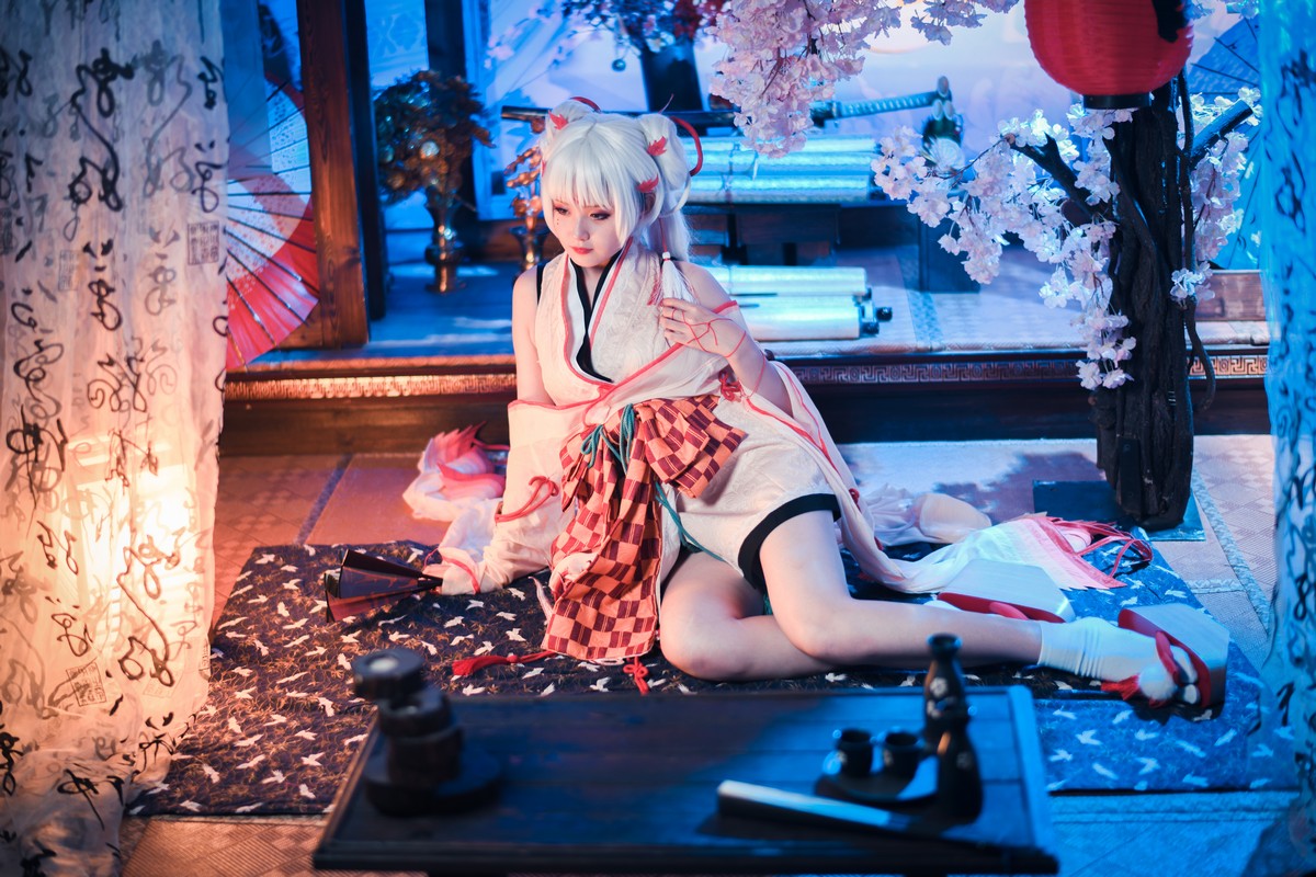 xgyw.top_Coser美女Akisoso秋楚楚贝法不知火主题性感缕空服饰配白丝袜秀美腿诱惑写真34P