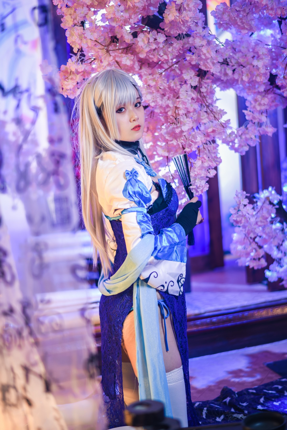 xgyw.top_Coser美女Akisoso秋楚楚贝法不知火主题性感缕空服饰配白丝袜秀美腿诱惑写真34P