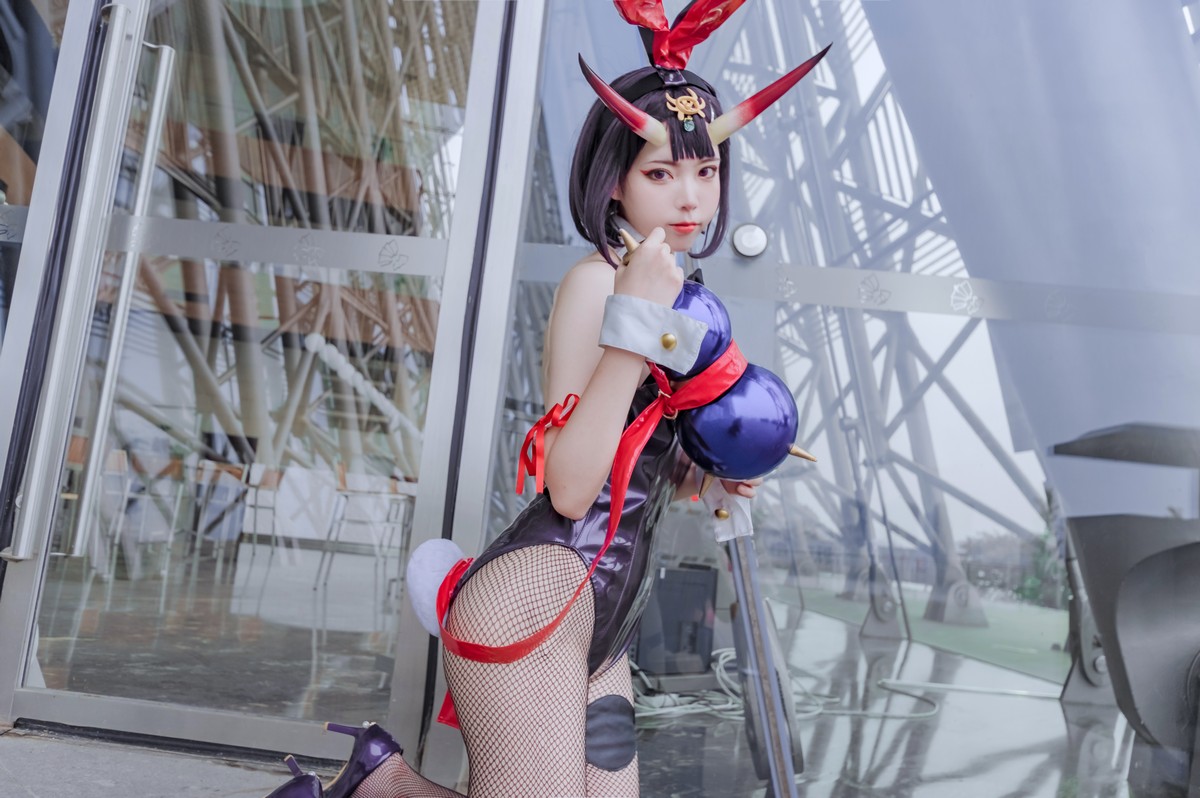 xgyw.top_微博妹子Fushii_海堂酒吞兔女郎主题高叉连体衣配黑丝网袜秀完美身材诱惑写真31P