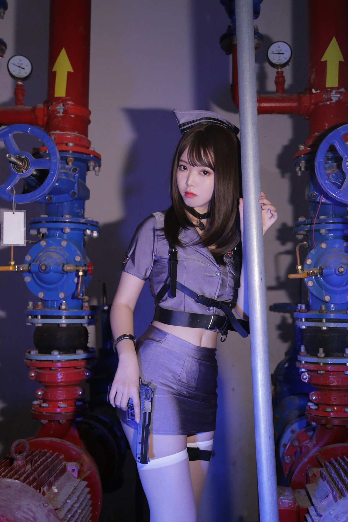 xgyw.top_微博妹子Fushii_海堂极探侦道主题户外性感女警制服短裙配白丝袜完美诱惑写真31P