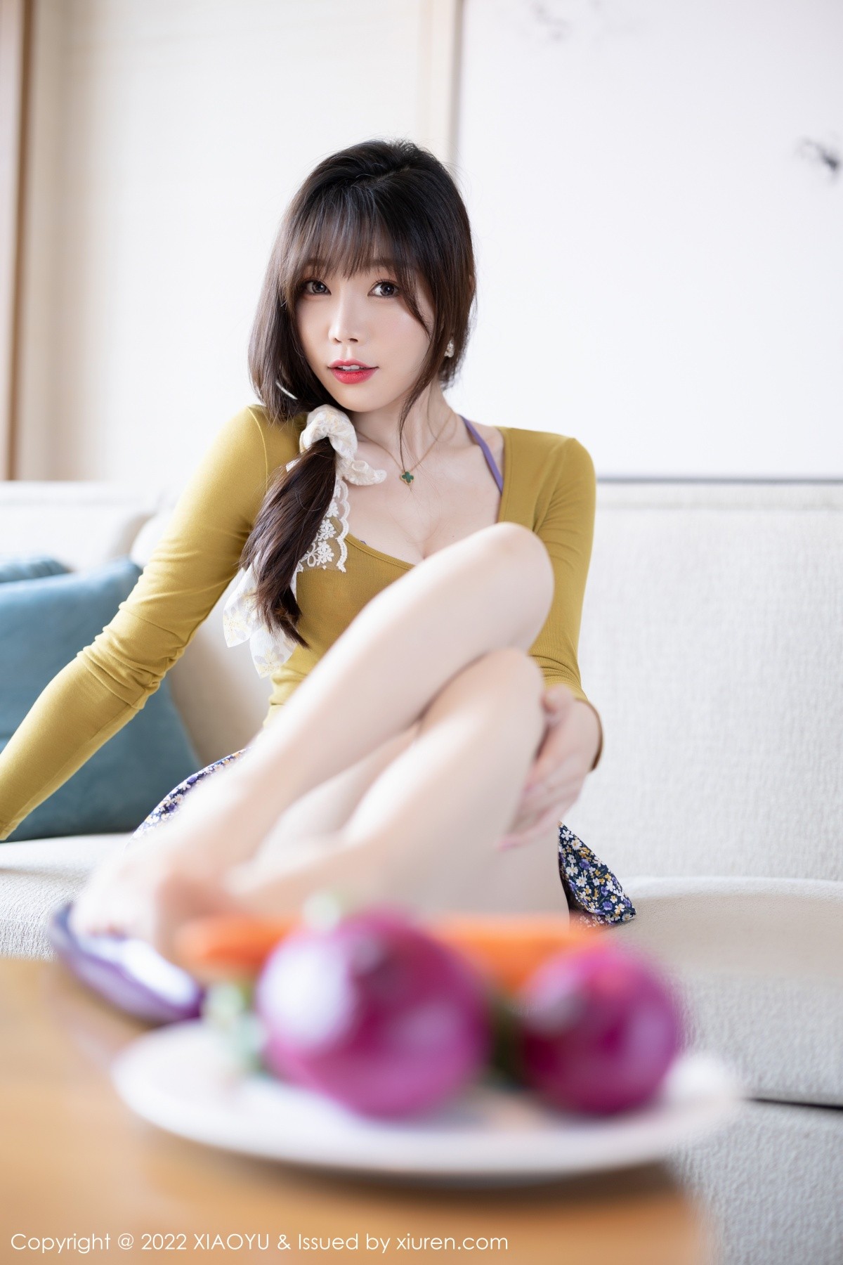 xgyw.top_[XiaoYu画语界]Vol.760_女神芝芝Booty性感收身衣配花裙露紫色内衣秀翘臀美腿诱惑写真87P