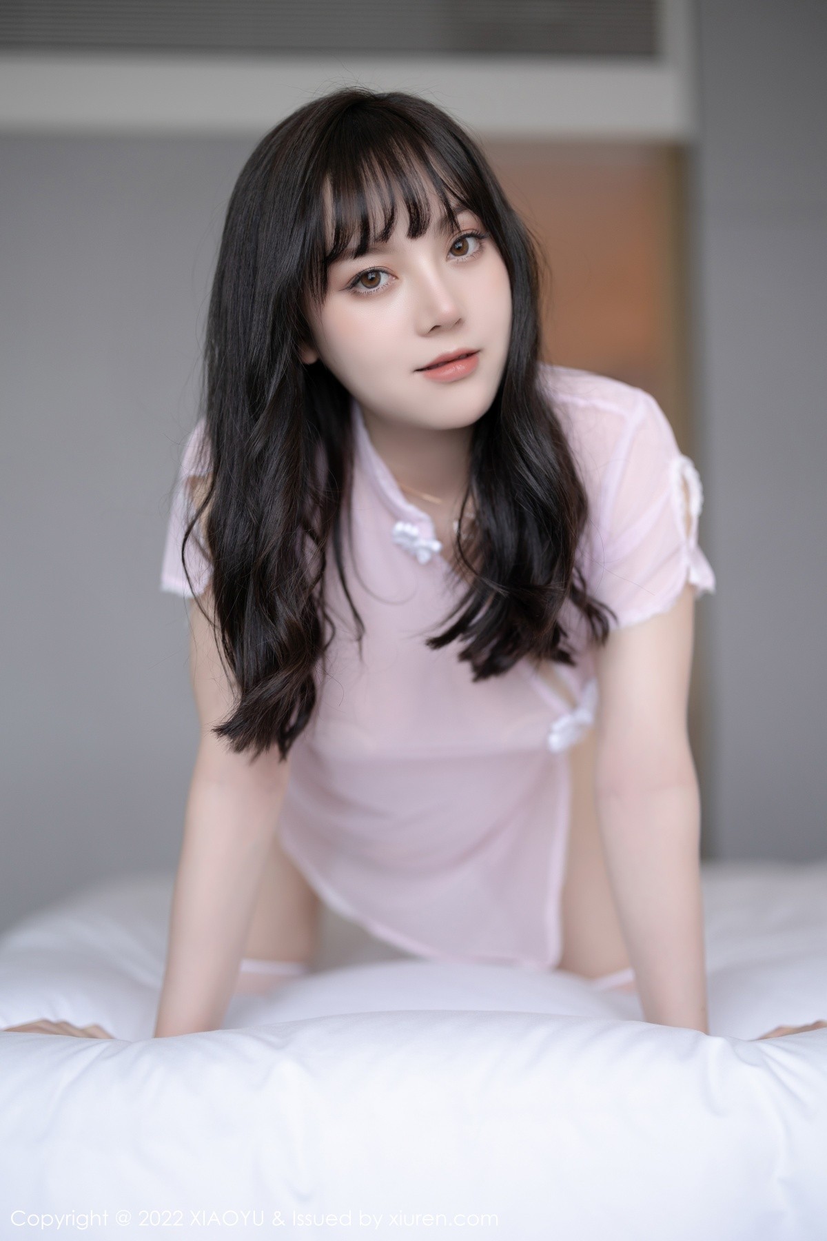 xgyw.top_[XiaoYu画语界]Vol.761_模特豆瓣酱私房性感粉色轻透服饰配白丝袜秀丰满身材诱惑写真74P