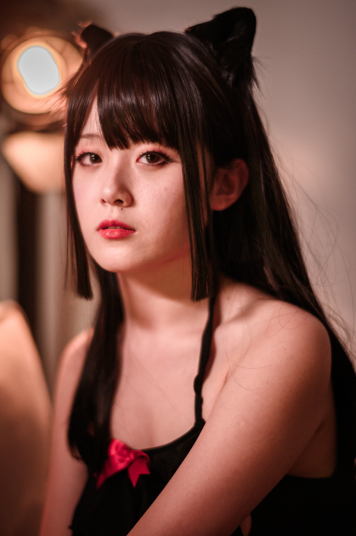 xgyw.top_Coser美女Akisoso秋楚楚嘎潼调色主题私房性感姐妹花黑色薄纱系列迷人诱惑写真40P