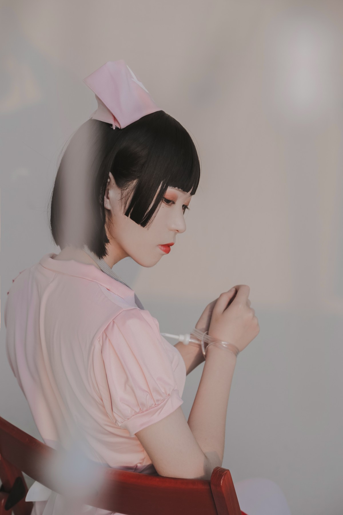 xgyw.top_微博妹子Fushii_海堂护士主题私房性感粉色护士装配白丝袜秀完美身材诱惑写真40P