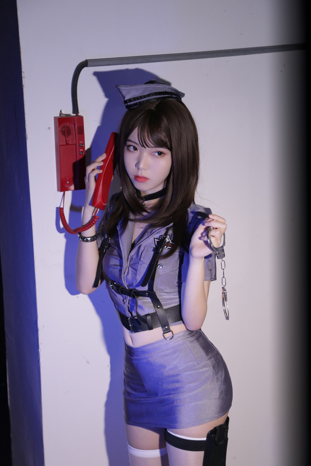 xgyw.top_微博妹子Fushii_海堂极探侦道主题户外性感女警制服短裙配白丝袜完美诱惑写真31P