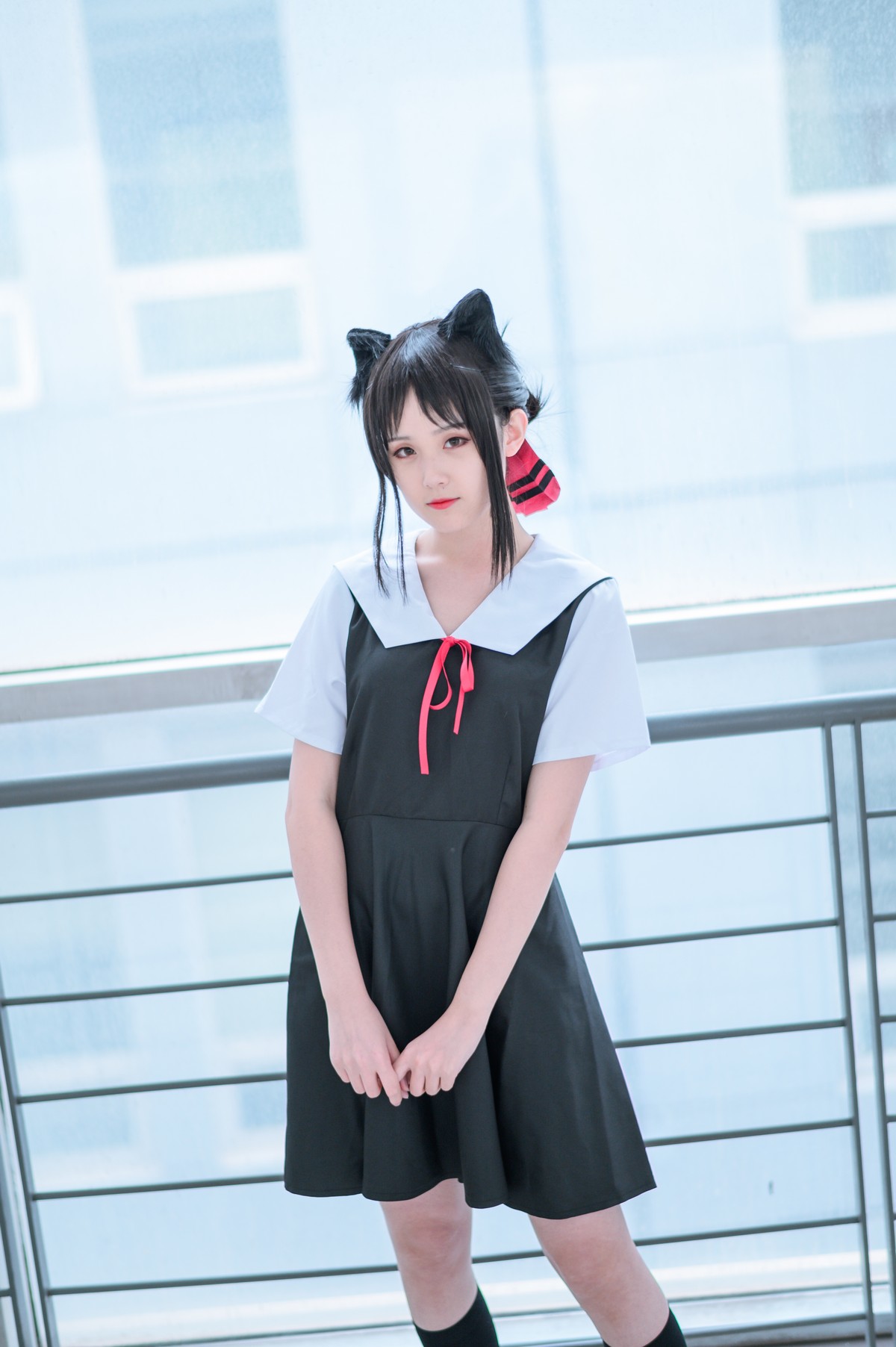 xgyw.top_Coser美女Akisoso秋楚楚双人调色主题校园内性感JK学生装秀美腿迷人写真46P