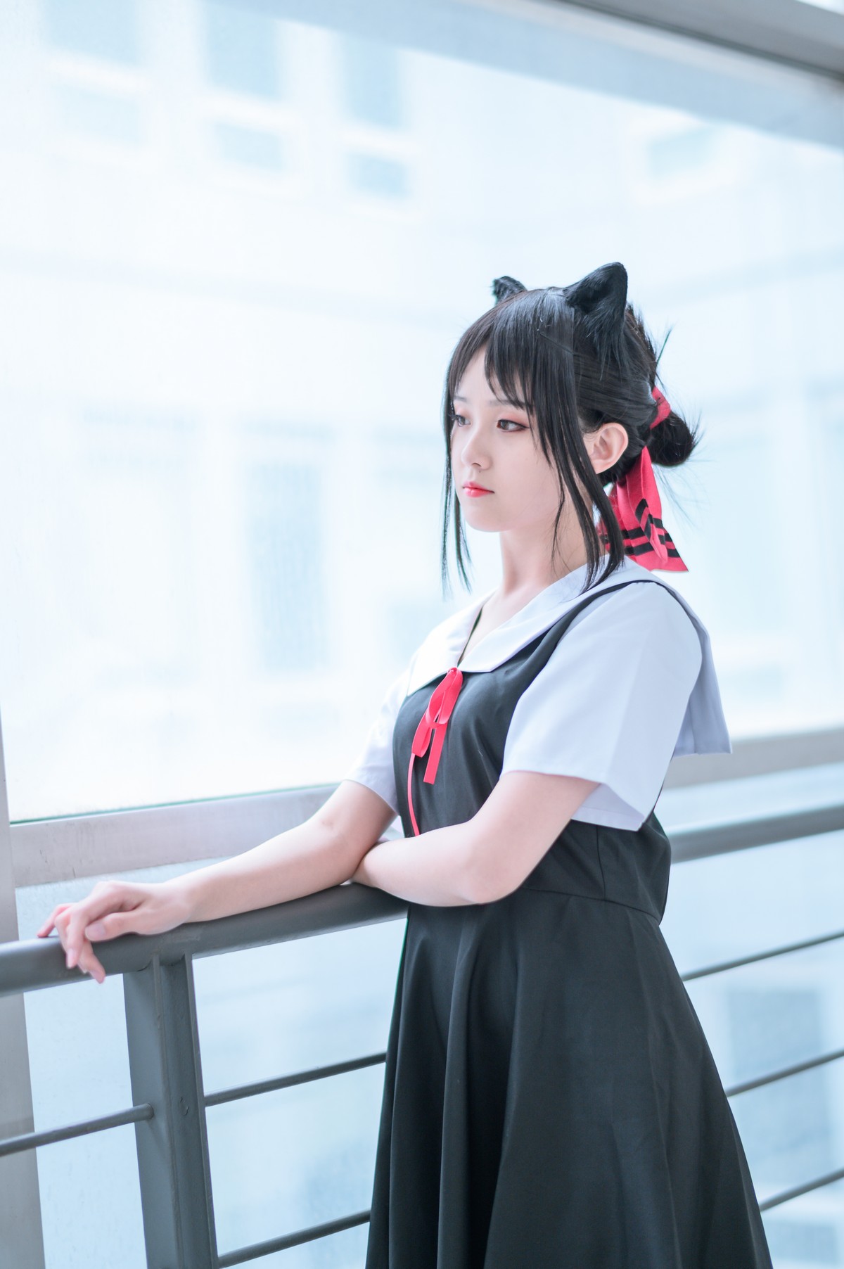 xgyw.top_Coser美女Akisoso秋楚楚双人调色主题校园内性感JK学生装秀美腿迷人写真46P