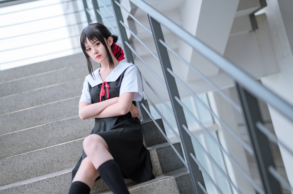 xgyw.top_Coser美女Akisoso秋楚楚双人调色主题校园内性感JK学生装秀美腿迷人写真46P