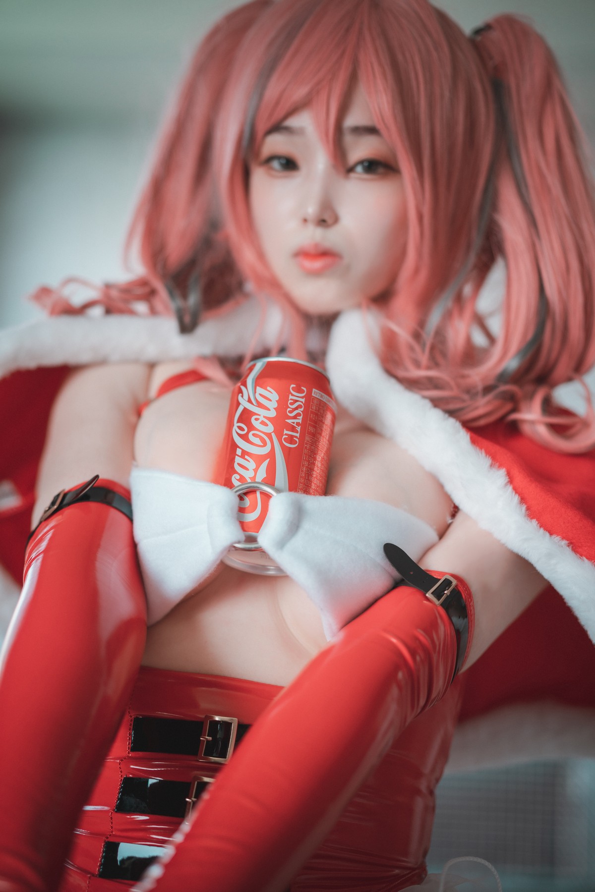 xgyw.top_[DJAWA]No.004_韩国美女Bambi_Santa Girl in the Summer主题皮质服饰完美诱惑写真68P