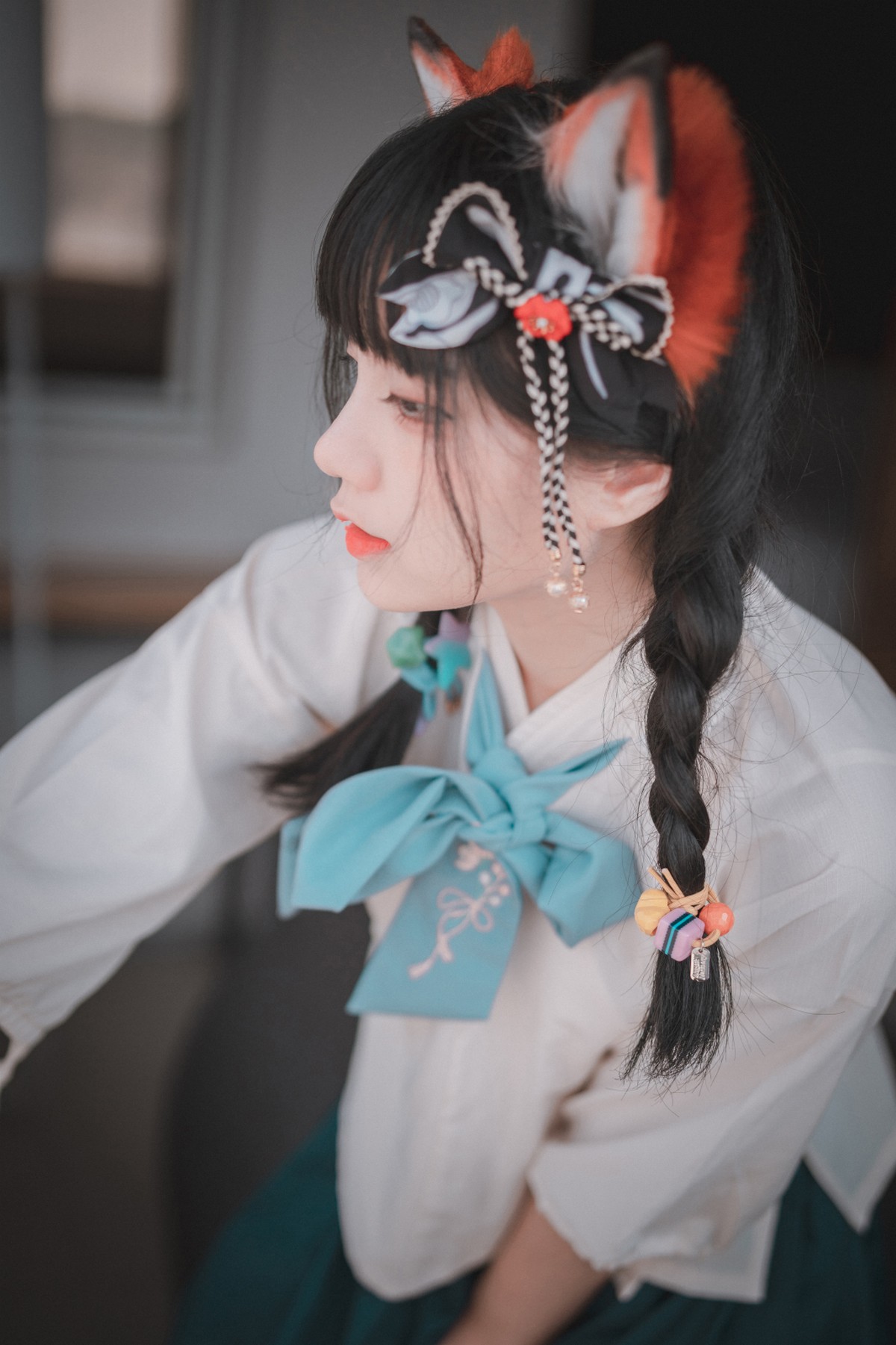 xgyw.top_[DJAWA]No.003_韩国美女Jenny_Kitune in Hanfu主题蕾丝吊袜秀翘臀诱惑写真52P