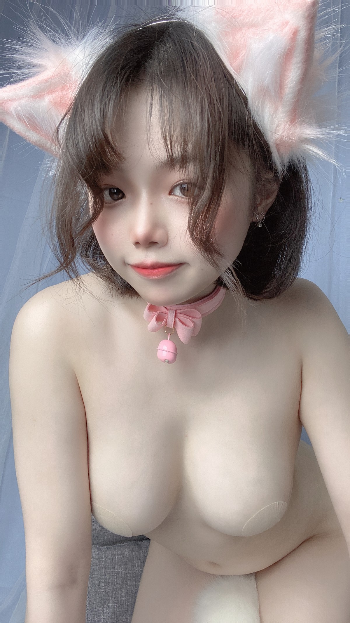 xgyw.top_网络美女七月喵子猫咪定制主题私房大尺度露豪乳遮点秀火辣身材极致诱惑写真59P