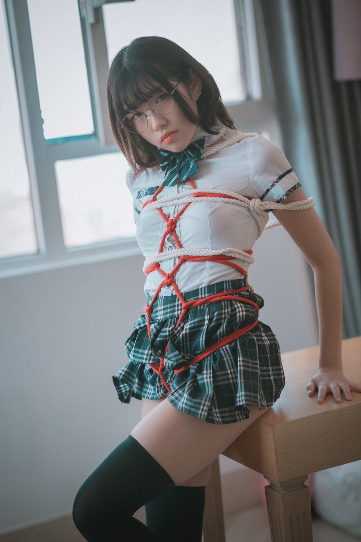 xgyw.top_[DJAWA]No.005_韩国美女Sonson_Knotting Class主题红色情趣捆绑撩人诱惑写真71P