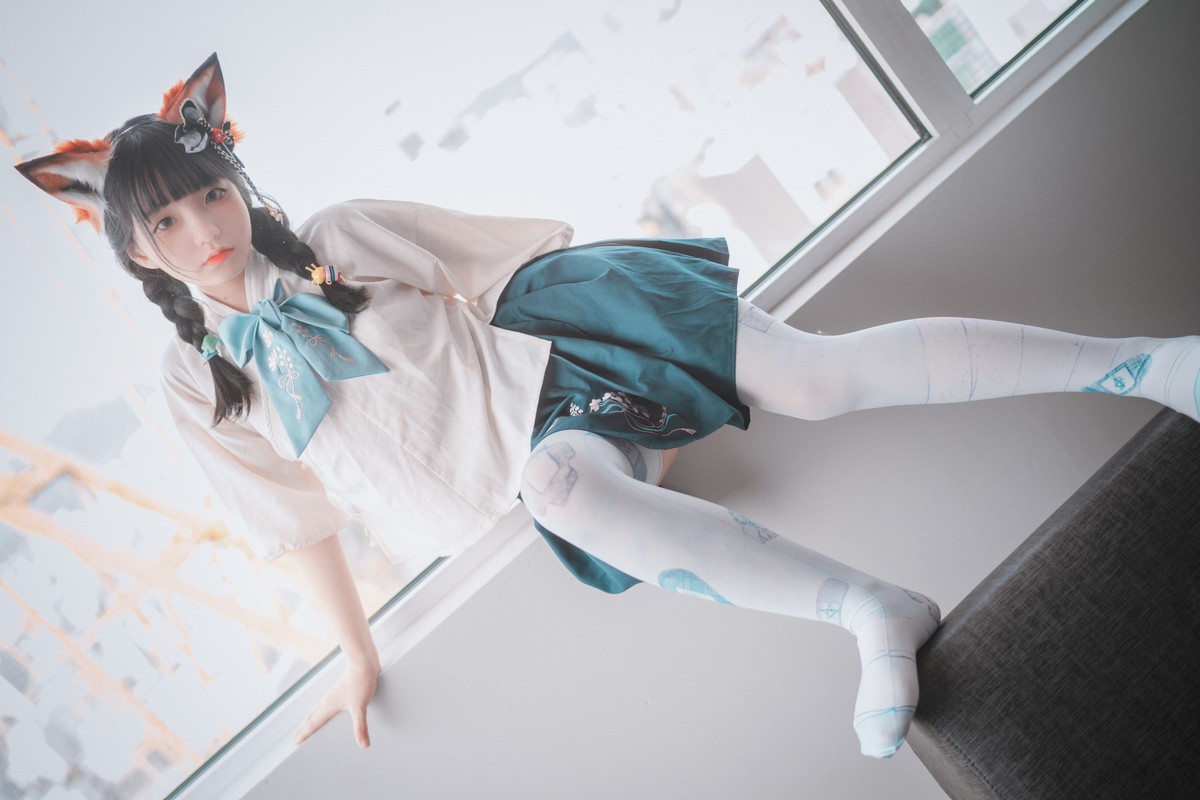 xgyw.top_[DJAWA]No.003_韩国美女Jenny_Kitune in Hanfu主题蕾丝吊袜秀翘臀诱惑写真52P