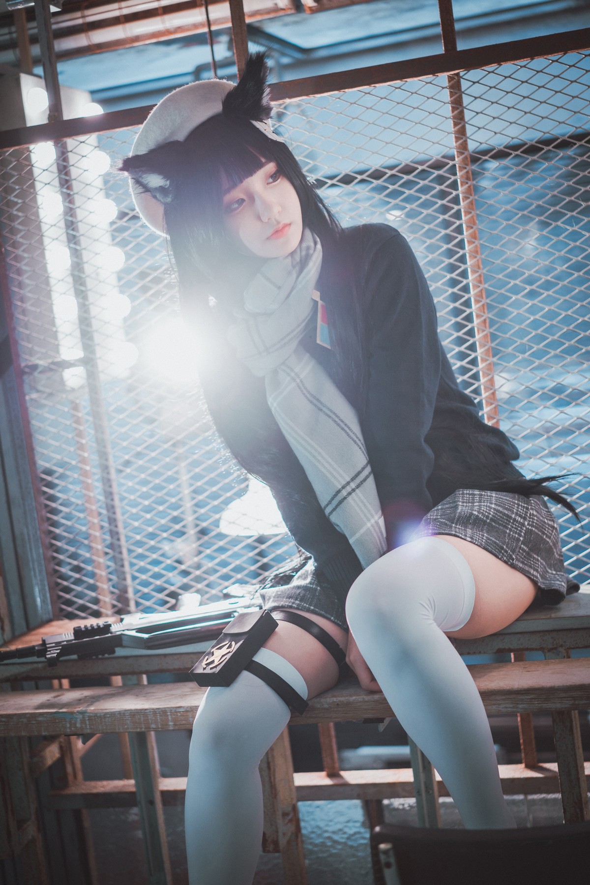 xgyw.top_[DJAWA]No.011_模特Jenny_Type95 Pure White Graduation主题撩百褶裙秀翘臀写真33P