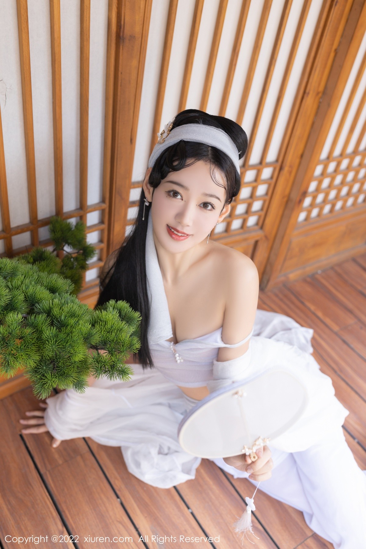 xgyw.top_XiuRen第4952期_模特唐安琪＆陆萱萱古装合拍主题性感内衣配无内肉丝诱惑写真92P