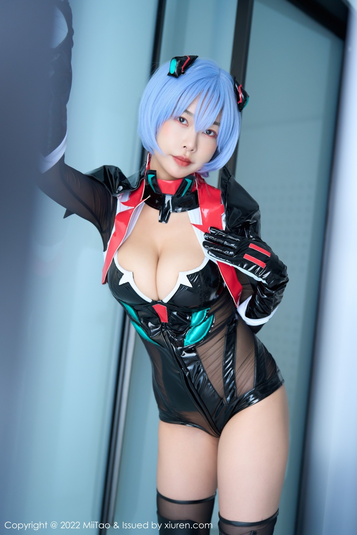 xgyw.top_[MiiTao蜜桃社]Vol.148_新人模特梦乃Mandy私房Cosplay主题低胸连体衣秀豪乳诱惑写真73P