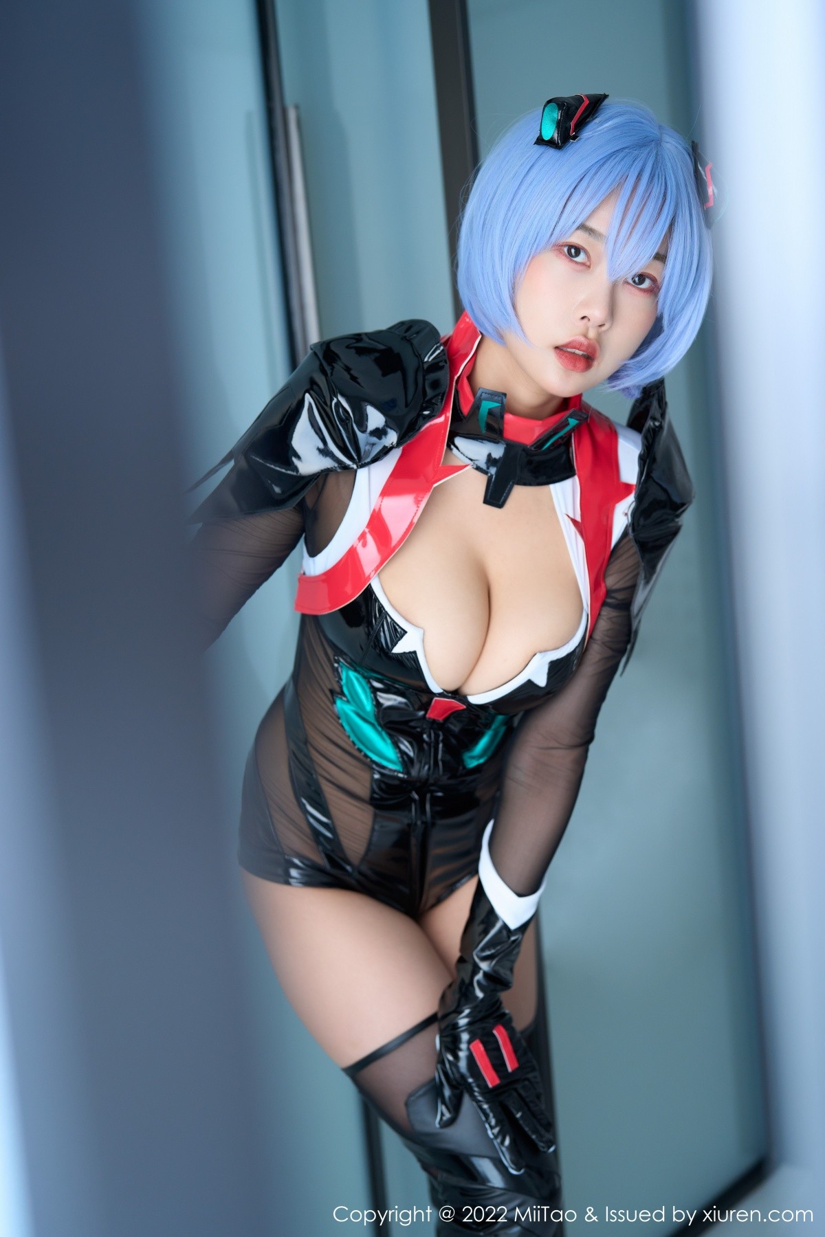 xgyw.top_[MiiTao蜜桃社]Vol.148_新人模特梦乃Mandy私房Cosplay主题低胸连体衣秀豪乳诱惑写真73P