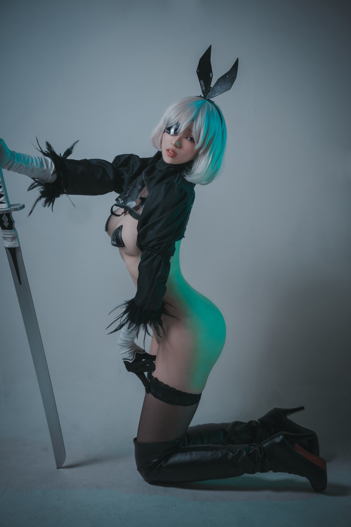 xgyw.top_[DJAWA]No.017_模特Bambi_La Rose NoirE 2B主题黑色三点式内衣撩人诱惑写真196P
