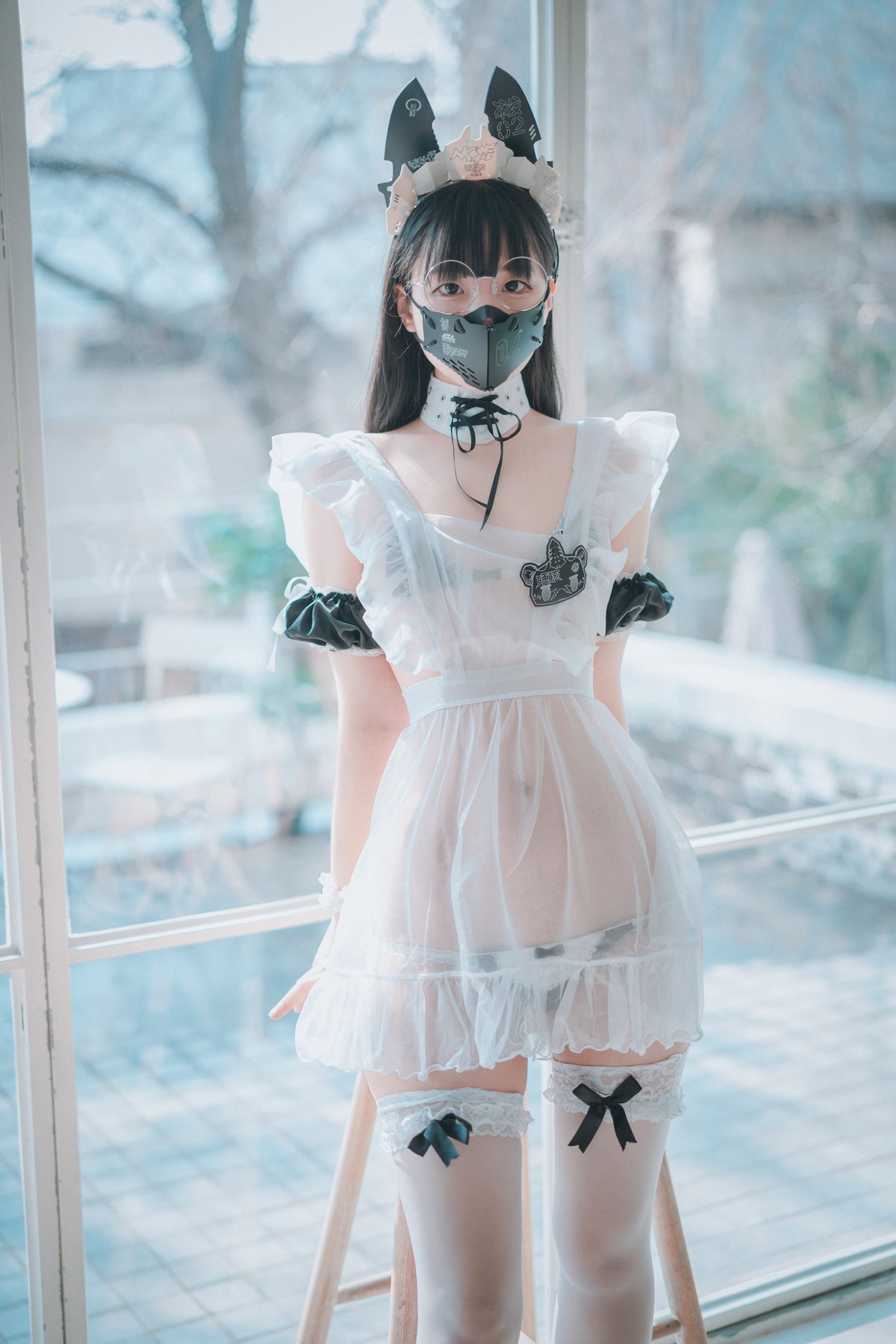 xgyw.top_[DJAWA]No.019_模特Jenny_Maid Mansion主题薄透上衣配白丝袜撩人诱惑写真113P