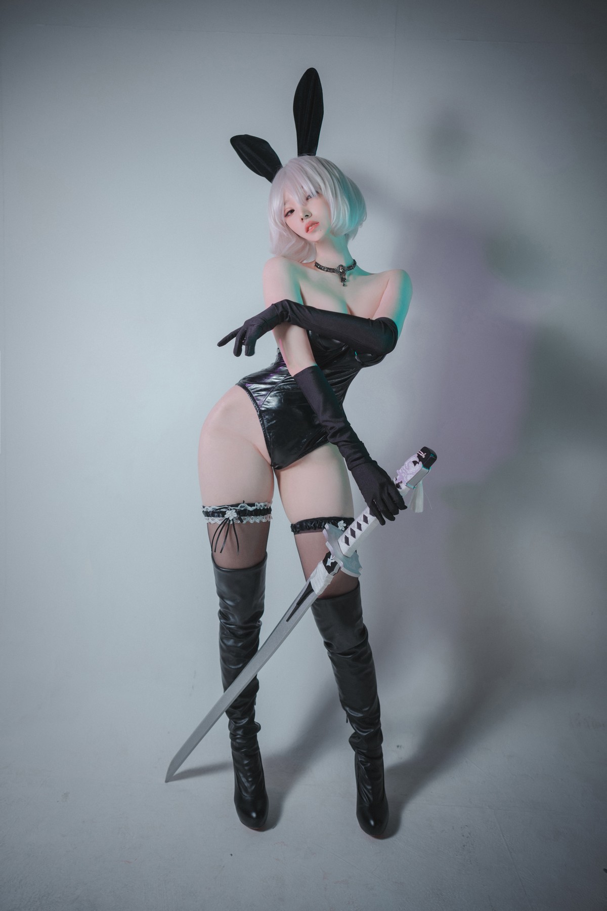 xgyw.top_[DJAWA]No.017_模特Bambi_La Rose NoirE 2B主题黑色三点式内衣撩人诱惑写真196P