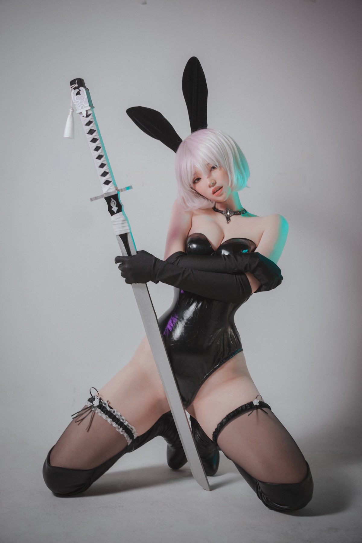 xgyw.top_[DJAWA]No.017_模特Bambi_La Rose NoirE 2B主题黑色三点式内衣撩人诱惑写真196P