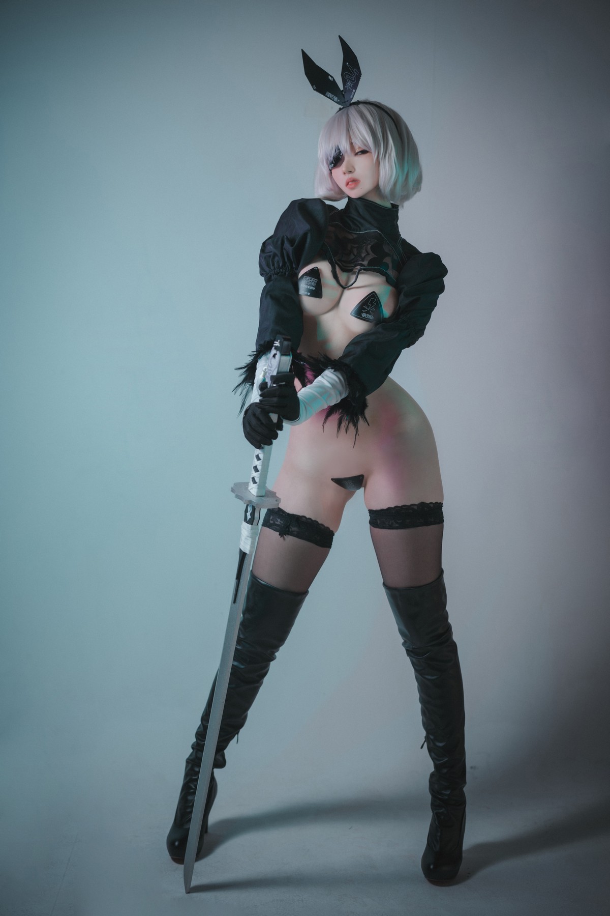 xgyw.top_[DJAWA]No.017_模特Bambi_La Rose NoirE 2B主题黑色三点式内衣撩人诱惑写真196P