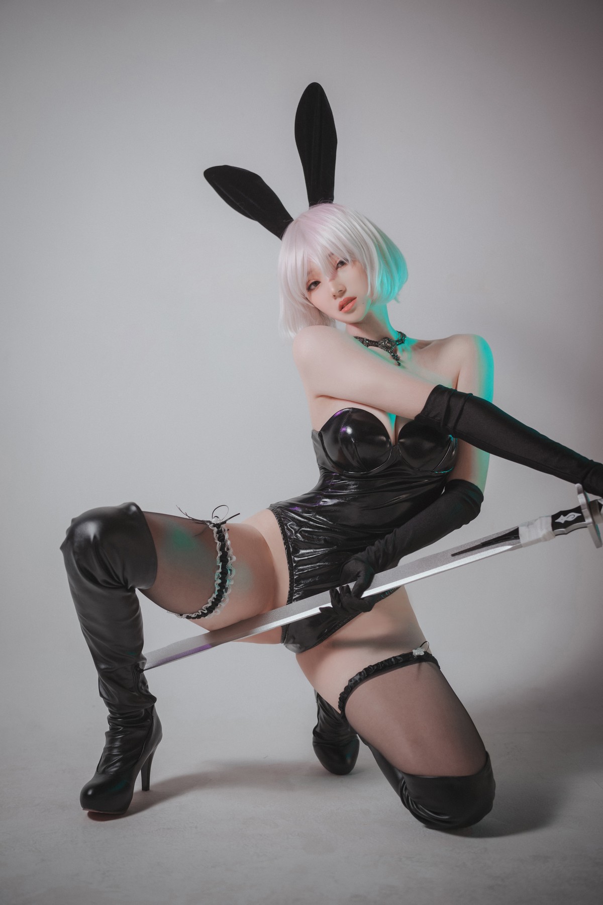 xgyw.top_[DJAWA]No.017_模特Bambi_La Rose NoirE 2B主题黑色三点式内衣撩人诱惑写真196P