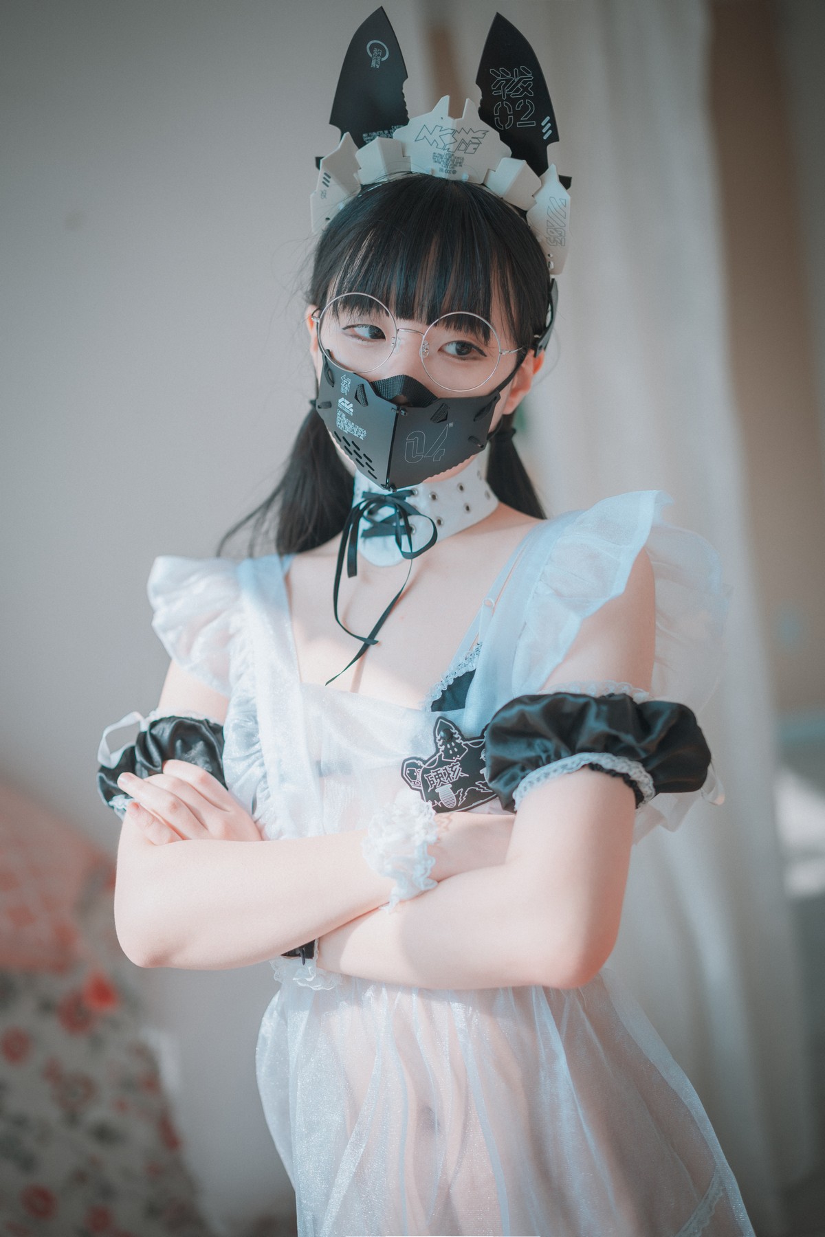 xgyw.top_[DJAWA]No.019_模特Jenny_Maid Mansion主题薄透上衣配白丝袜撩人诱惑写真113P