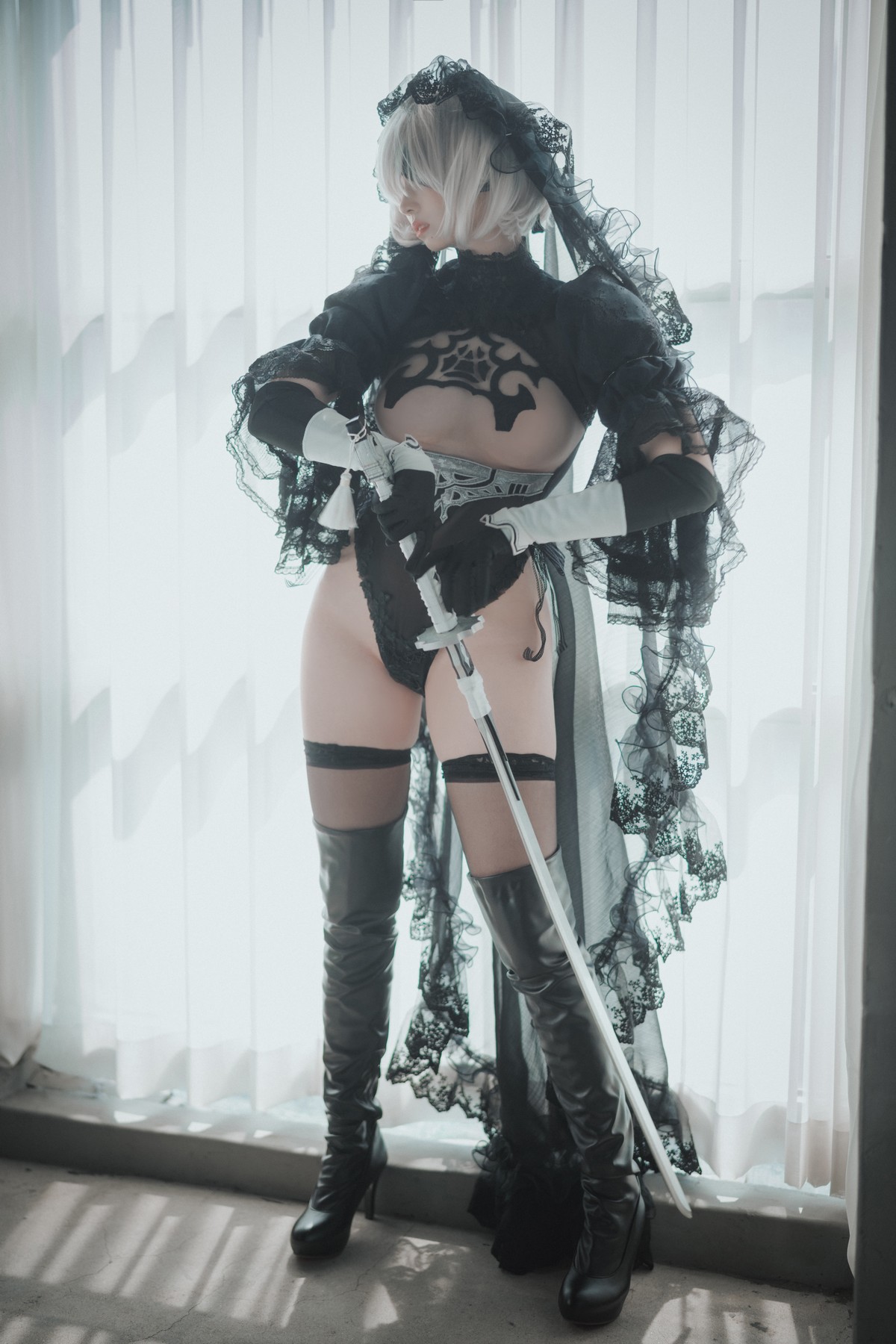 xgyw.top_[DJAWA]No.017_模特Bambi_La Rose NoirE 2B主题黑色三点式内衣撩人诱惑写真196P