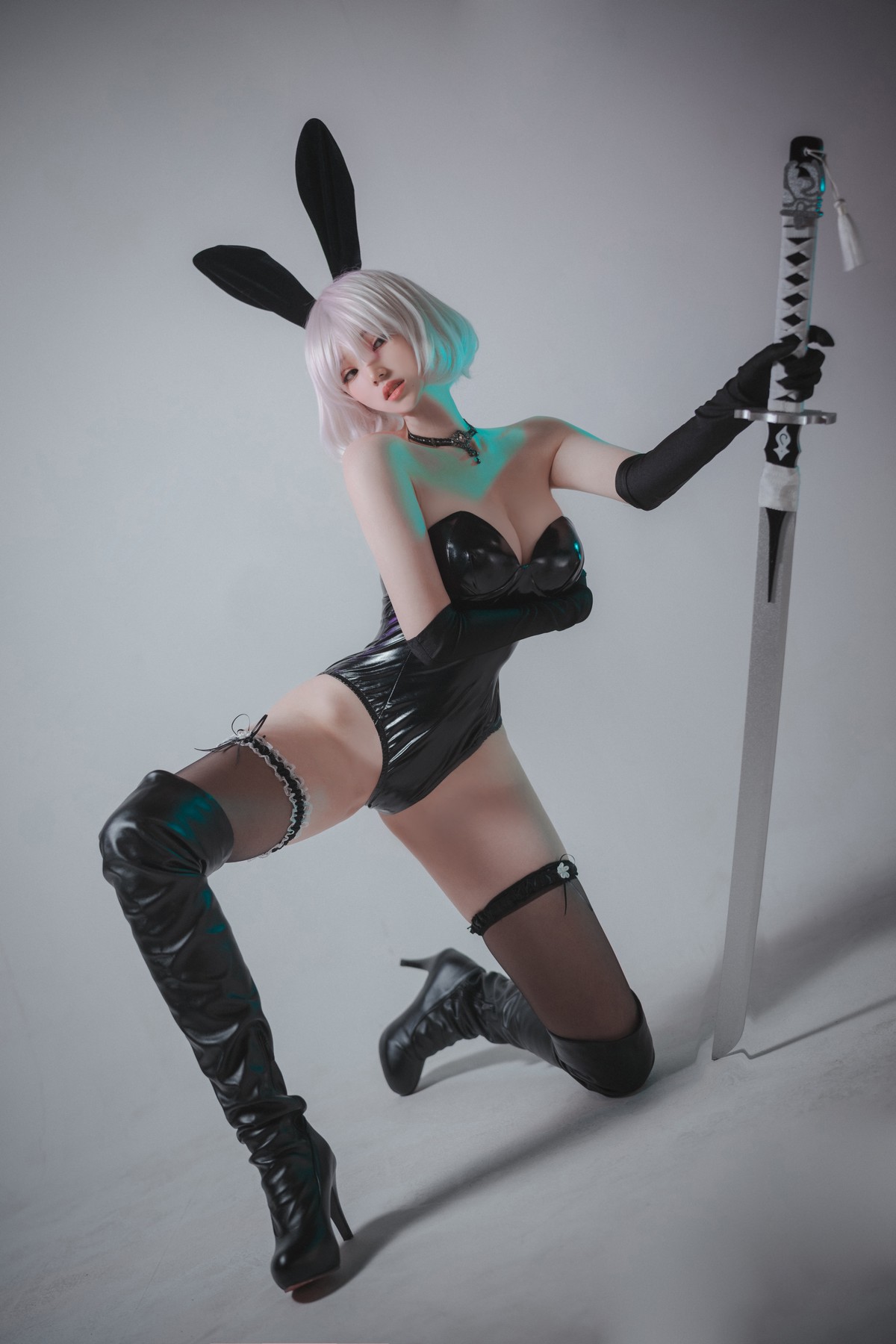 xgyw.top_[DJAWA]No.017_模特Bambi_La Rose NoirE 2B主题黑色三点式内衣撩人诱惑写真196P