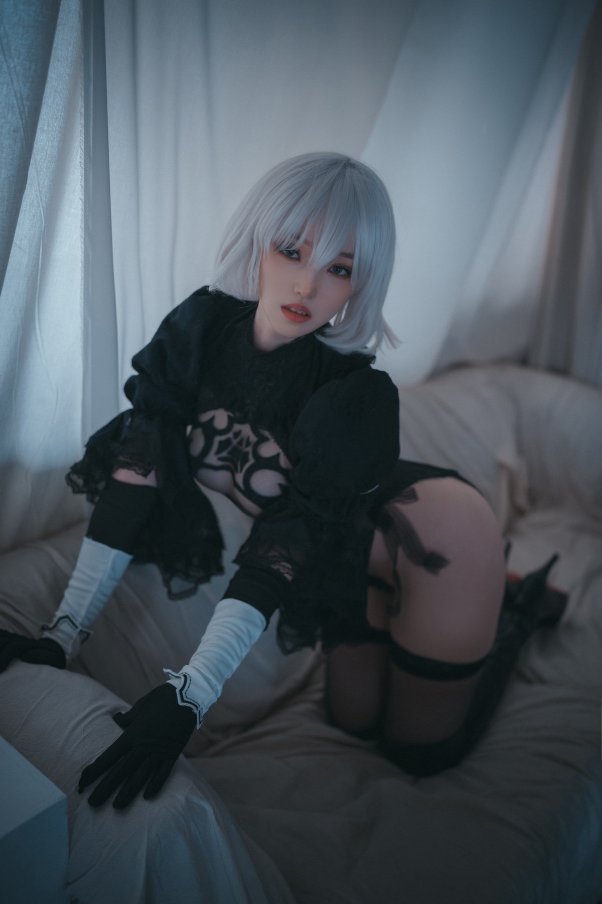 xgyw.top_[DJAWA]No.017_模特Bambi_La Rose NoirE 2B主题黑色三点式内衣撩人诱惑写真196P