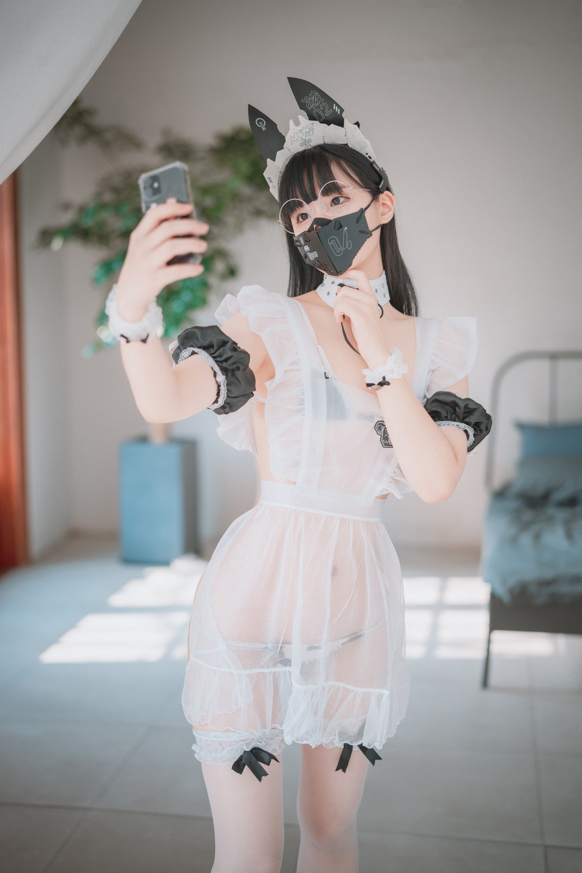 xgyw.top_[DJAWA]No.019_模特Jenny_Maid Mansion主题薄透上衣配白丝袜撩人诱惑写真113P