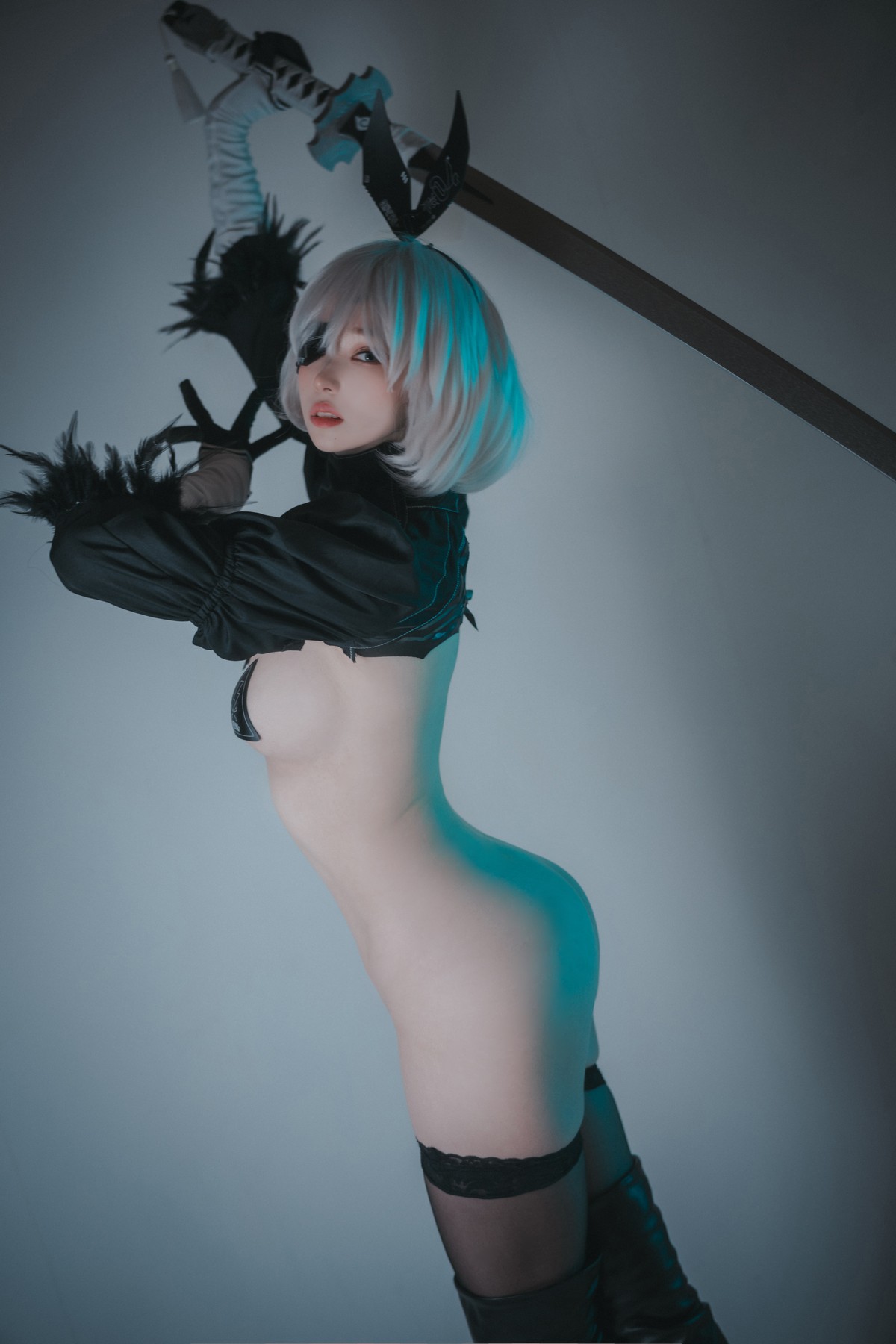 xgyw.top_[DJAWA]No.017_模特Bambi_La Rose NoirE 2B主题黑色三点式内衣撩人诱惑写真196P