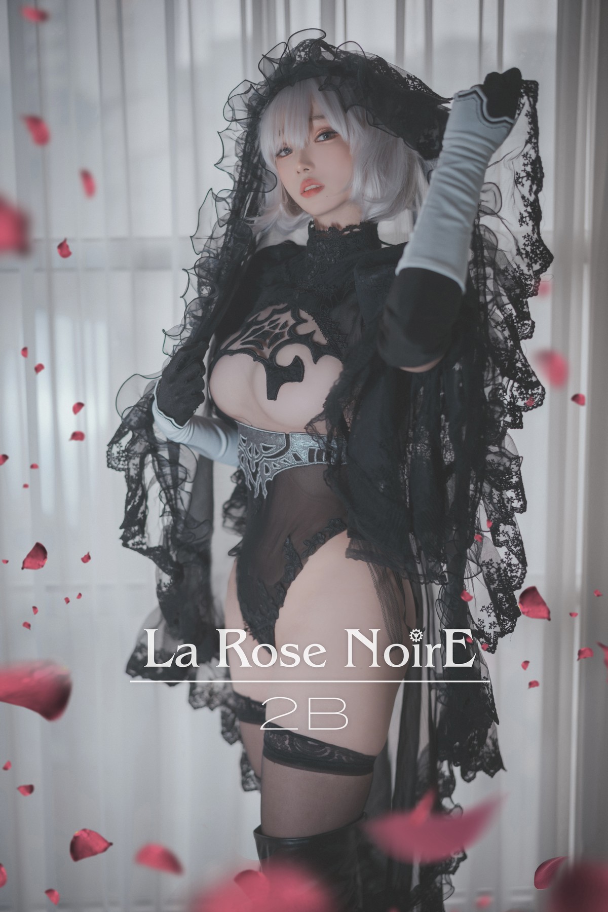 xgyw.top_[DJAWA]No.017_模特Bambi_La Rose NoirE 2B主题黑色三点式内衣撩人诱惑写真196P