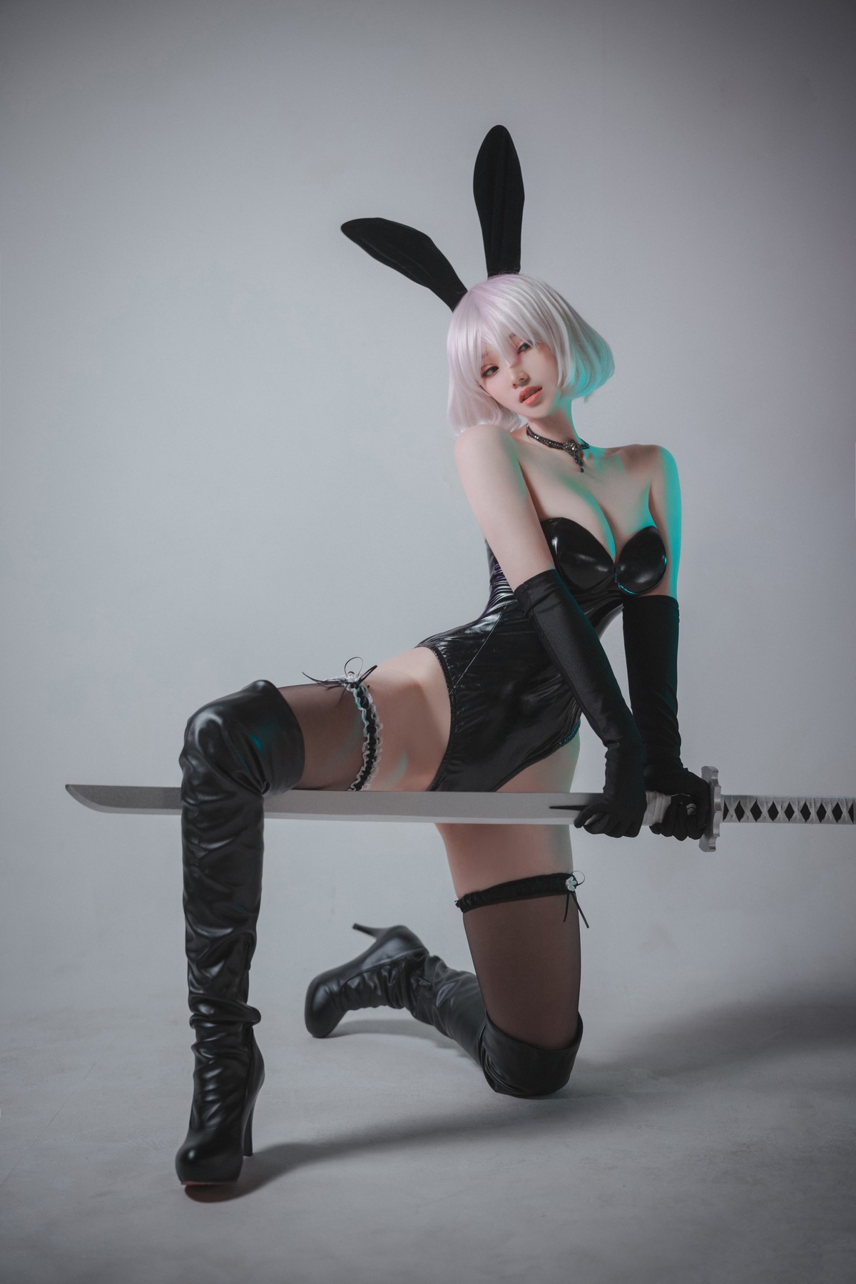 xgyw.top_[DJAWA]No.017_模特Bambi_La Rose NoirE 2B主题黑色三点式内衣撩人诱惑写真196P