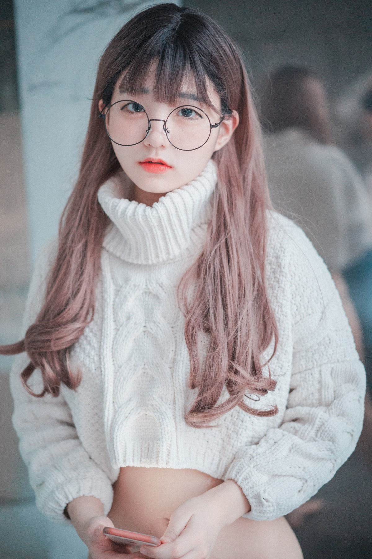 xgyw.top_[DJAWA]No.016_模特Jenny_Loose and Tight White主题脱皮长裤露翘臀美腿诱惑写真42P