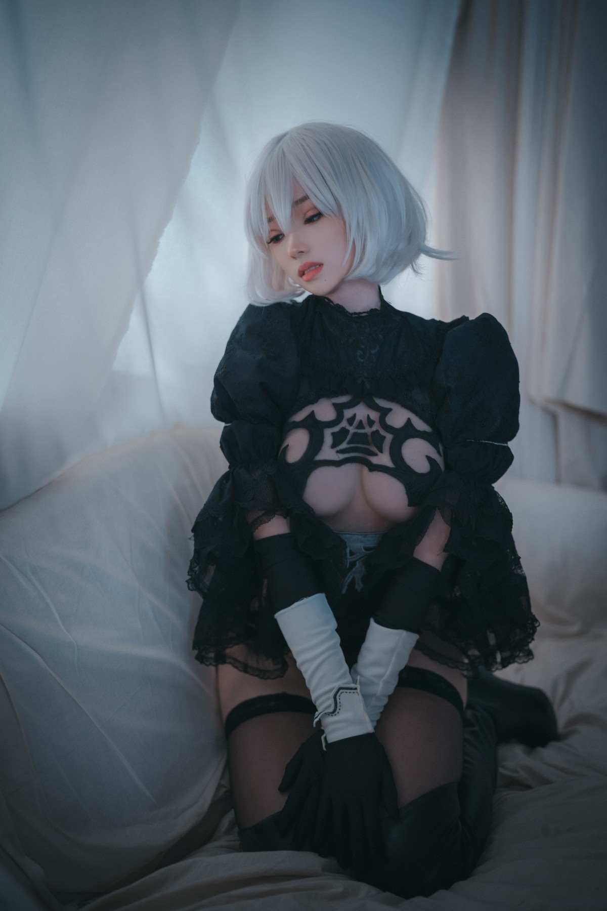 xgyw.top_[DJAWA]No.017_模特Bambi_La Rose NoirE 2B主题黑色三点式内衣撩人诱惑写真196P