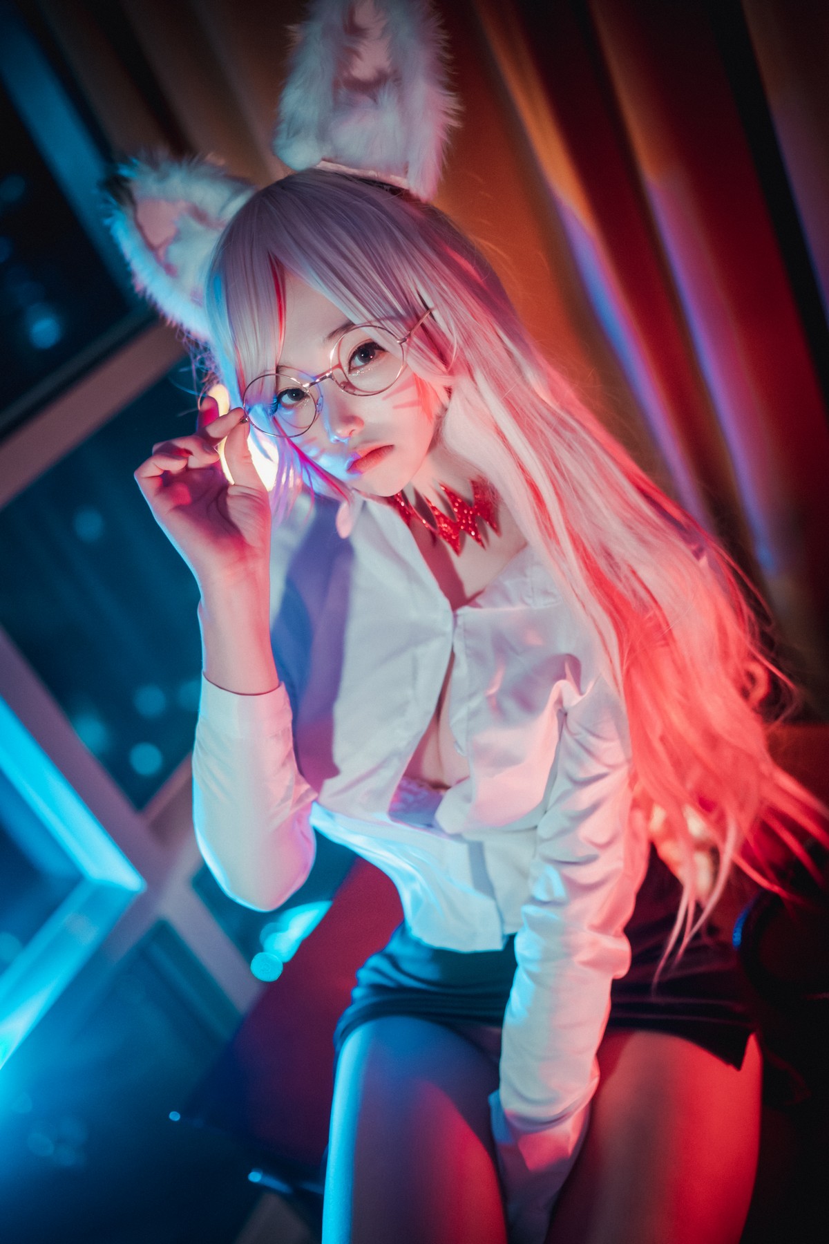 xgyw.top_[DJAWA]No.023_模特BamBi_Kumiho in the Office主题白衬衣配黑短裙秀美腿诱惑写真58P