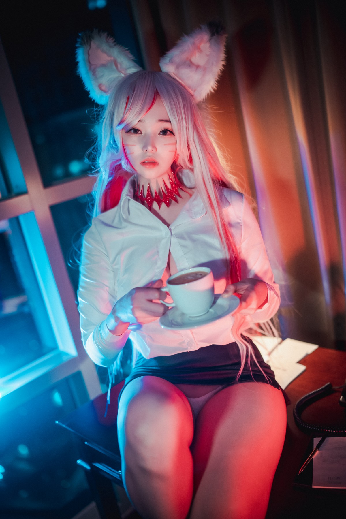 xgyw.top_[DJAWA]No.023_模特BamBi_Kumiho in the Office主题白衬衣配黑短裙秀美腿诱惑写真58P