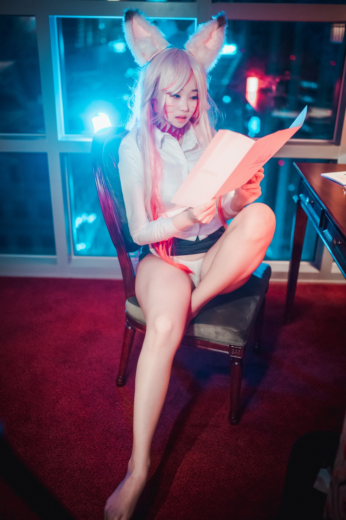 xgyw.top_[DJAWA]No.023_模特BamBi_Kumiho in the Office主题白衬衣配黑短裙秀美腿诱惑写真58P