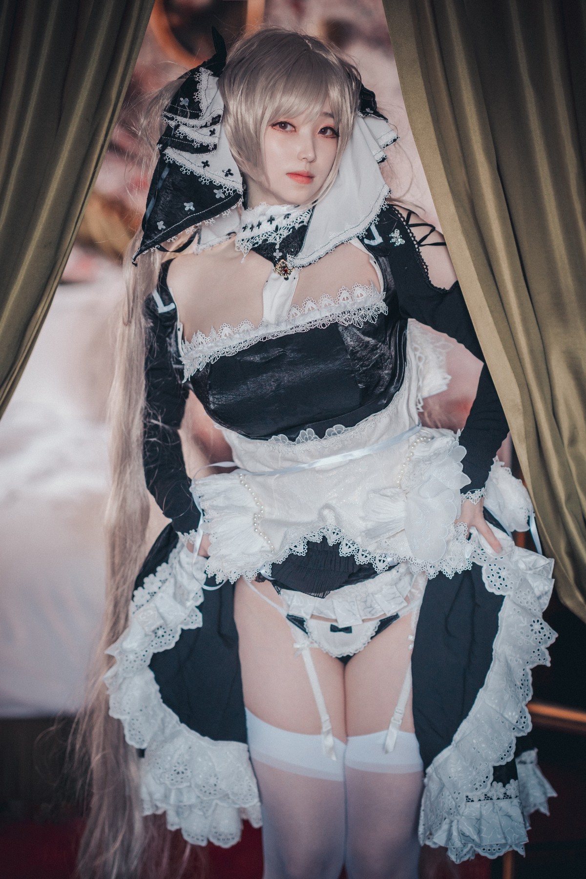 xgyw.top_[DJAWA]No.022_模特BamBi_AzurLane HMS Formidable主题白色蕾丝吊袜诱惑写真79P