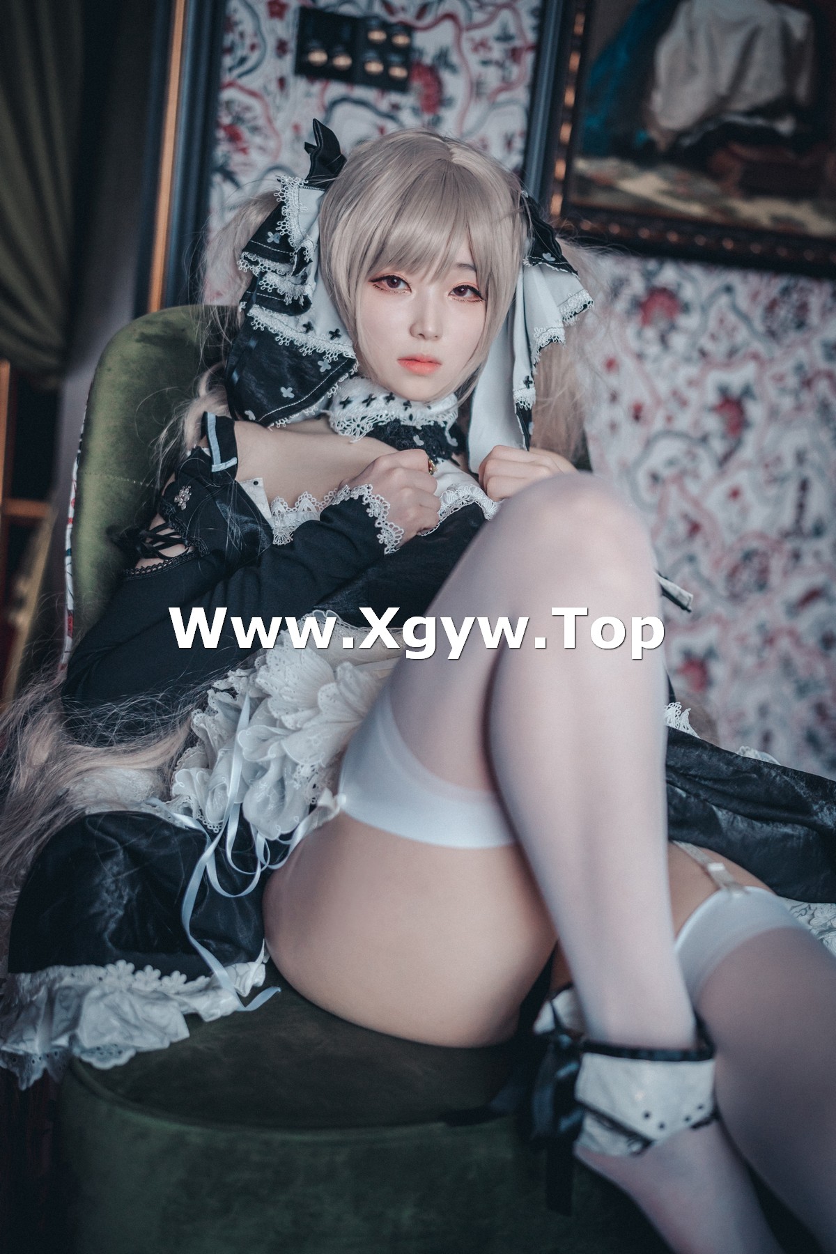 xgyw.top_[DJAWA]No.022_模特BamBi_AzurLane HMS Formidable主题白色蕾丝吊袜诱惑写真79P