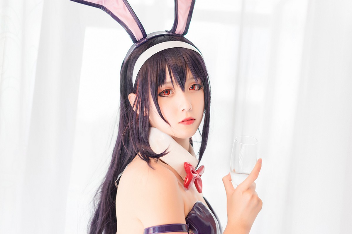 xgyw.top_Coser美女Akisoso秋楚楚霞之丘诗羽主题私房性感高叉连体衣配黑丝渔网诱惑写真39P