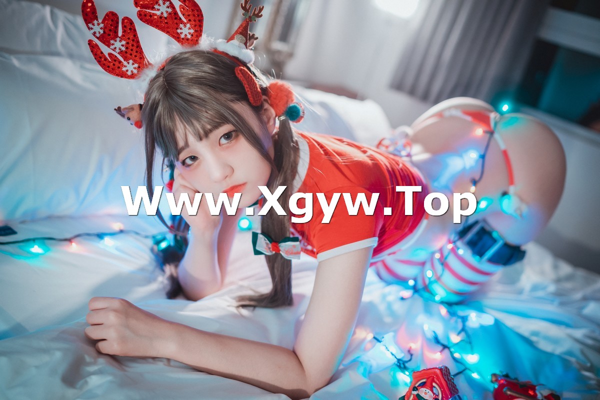 xgyw.top_[DJAWA]No.021_模特Jenny_Christmas Special主题红色服饰半撩露性感内衣诱惑写真24P