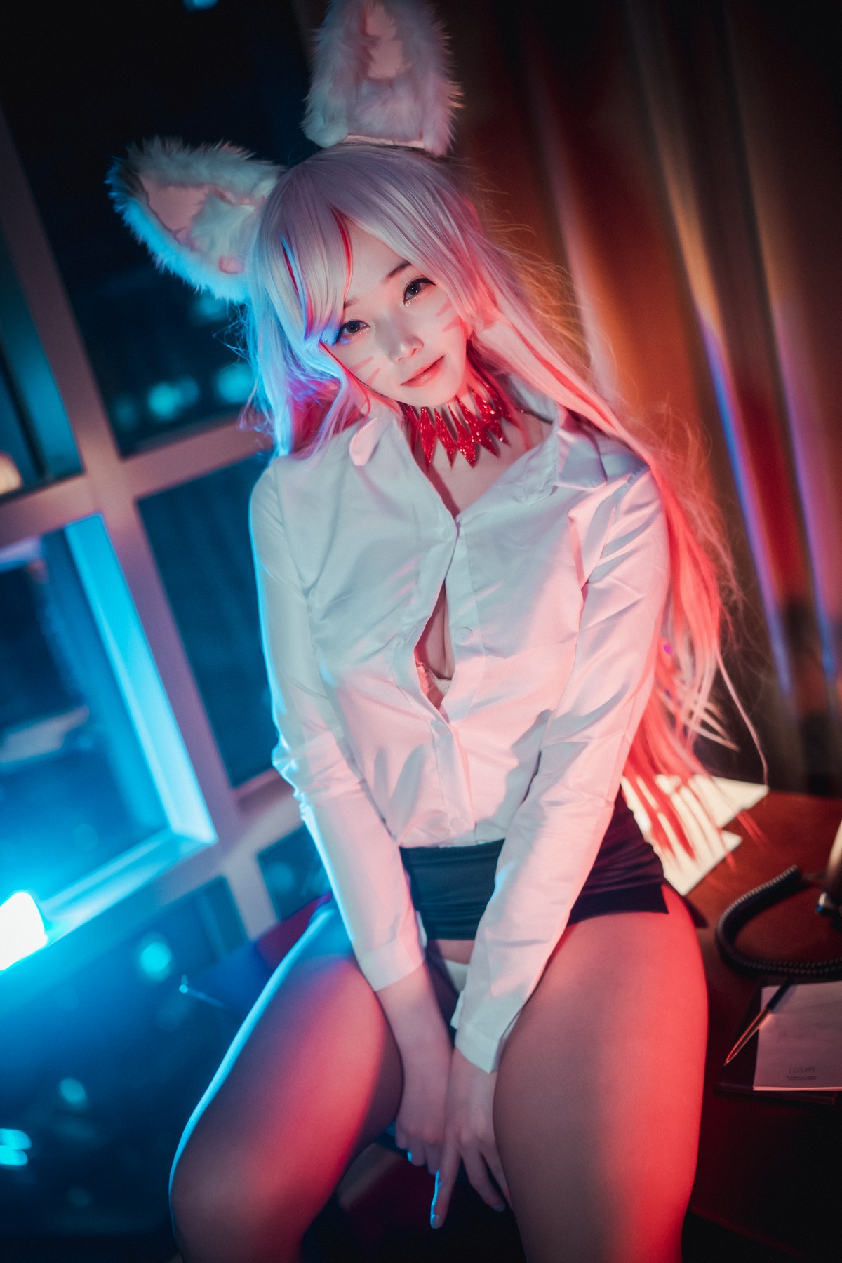 xgyw.top_[DJAWA]No.023_模特BamBi_Kumiho in the Office主题白衬衣配黑短裙秀美腿诱惑写真58P