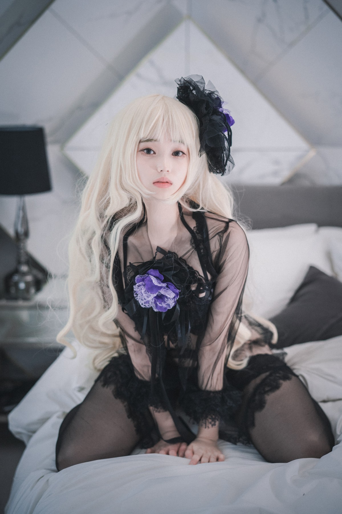 xgyw.top_[DJAWA]No.033_模特BamBi_Destiny Child主题蕾丝内衣配黑色蕾丝吊袜诱惑写真82P