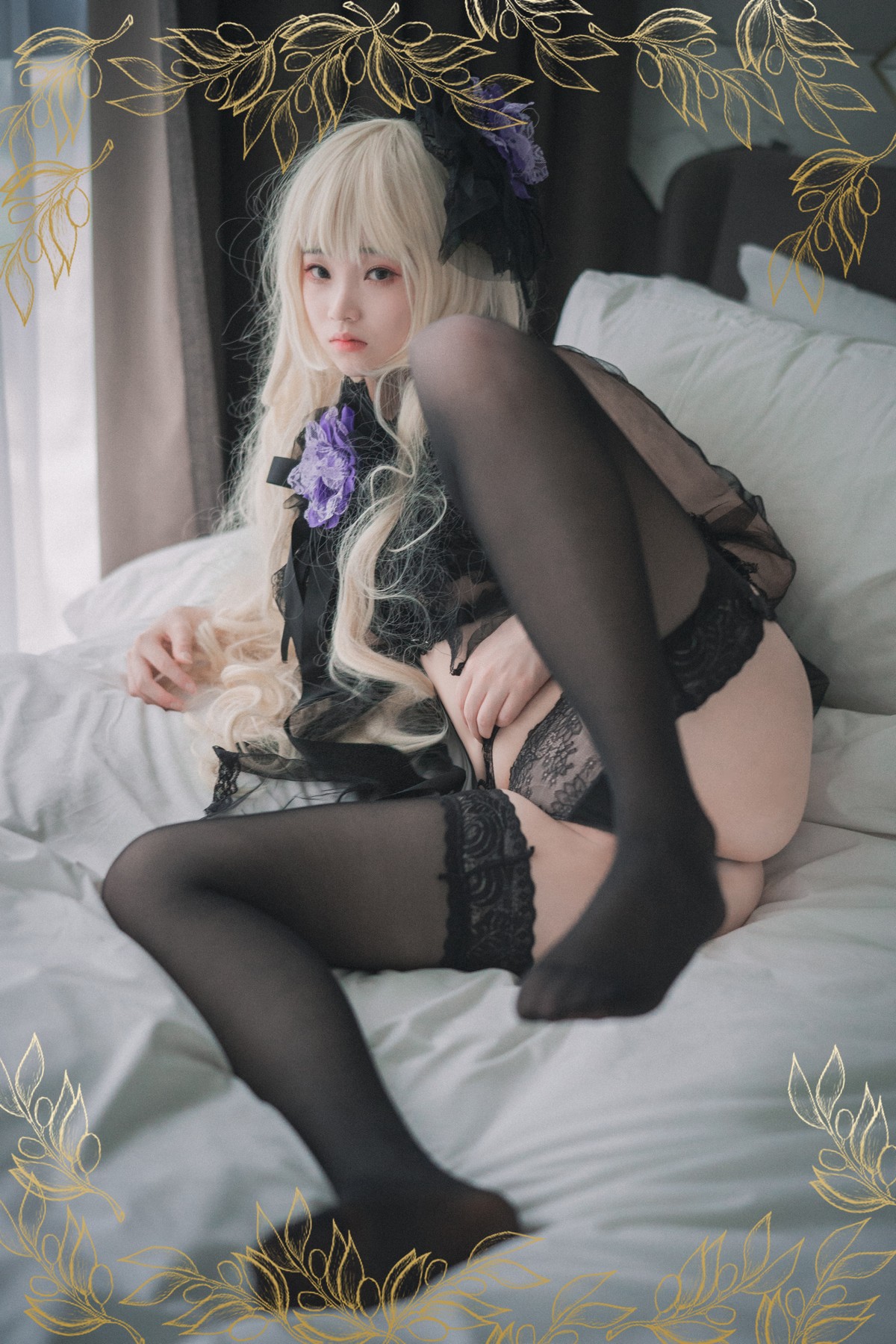 xgyw.top_[DJAWA]No.033_模特BamBi_Destiny Child主题蕾丝内衣配黑色蕾丝吊袜诱惑写真82P