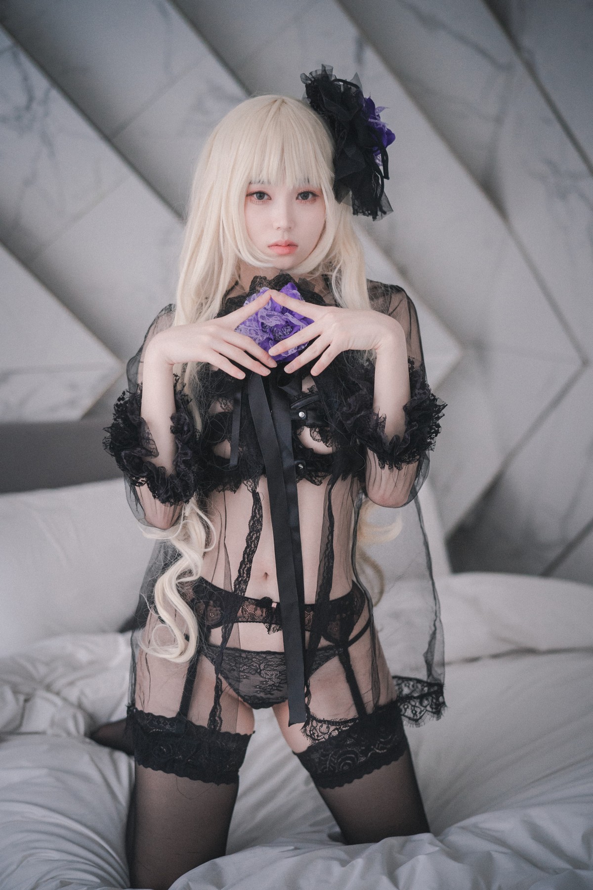 xgyw.top_[DJAWA]No.033_模特BamBi_Destiny Child主题蕾丝内衣配黑色蕾丝吊袜诱惑写真82P